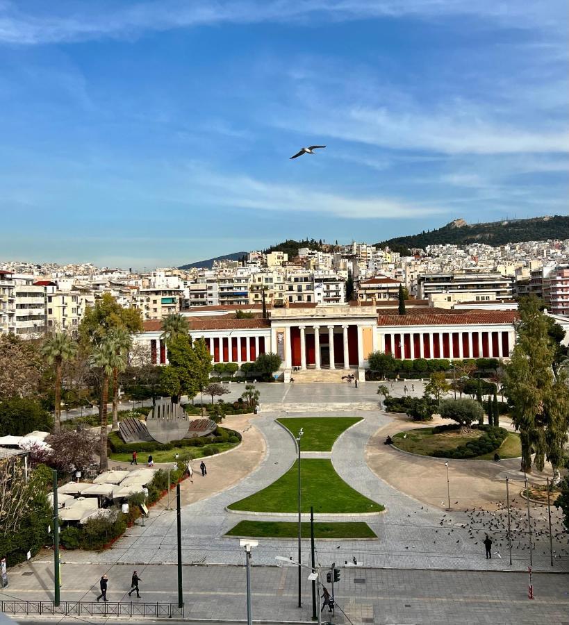 Marnis- View Of The Archeological Museum_ Athens Greece Apartman Kültér fotó